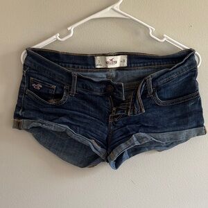 Hollister Women's Blue Denim Shorts 9
